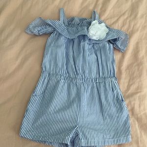 Janie and jack nautical stripe romper 3t